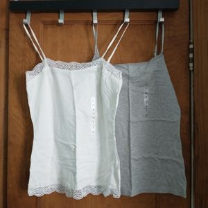Set of 2 NWT Ann Taylor Factory Outlet Camisoles S